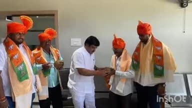 पलूस: तोंडोली येथे अनेक कार्यकर्त्यांचा भाजपमध्ये प्रवेश