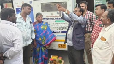 பென்னாகரம்: பென்னாகரம், உணவு பாதுகாப்பு துறை சார்பாக நடமாடும் உணவு பகுப்பாய்வு வாகனம் மூலம் விழிப்புணர்வு.