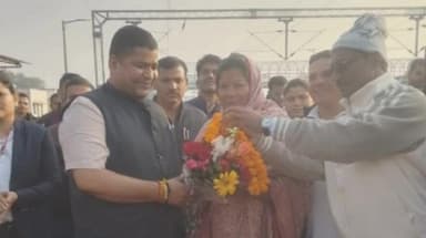 देवसर: प्रभारी मंत्री सम्पतिया उइके का सिंगरौली आगमन, भाजयुमो ने किया भव्य स्वागत