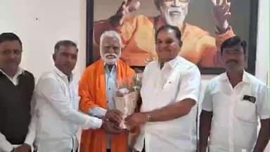 वैजापूर: ज्ञानरत्न पुरस्कार"प्राप्त धोंडीरामसिंह
राजपूत यांचा आ.प्रा.रमेश पा.बोरनारे कडून कार्यालयात सत्कार