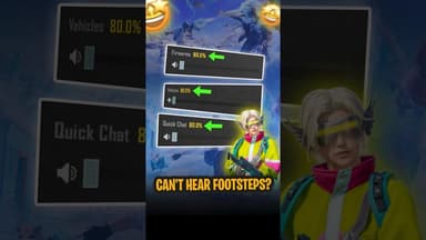 BGMI Best Audio Settings 2025#BGMI #BGMITricks #BGMIAudioSettings #BGMIFootsteps #BGMI2025 #BGMITips