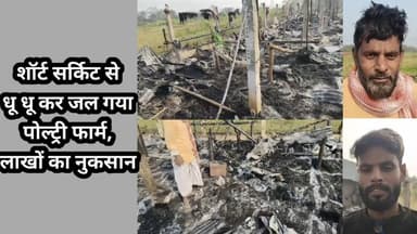 गोबिंदपुर : धू धू कर जल गया पोल्ट्री फार्म, लाखों का हुआ नुकसान #trending