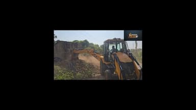 મહેમદાવાદ માં ગેરકાયદેસર દબાણ પર બુલડોઝર ફરી વળ્યું #kheda #mahemdavad