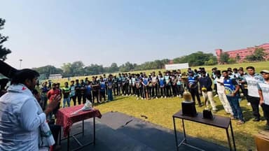 କଟକ ପୌରାଞ୍ଚଳ: କଟକ ରେଭେନ୍ସା ବିଶ୍ଵବିିଦ୍ୟାଳୟ ଖେଳପଡିଆରେ ଆୟୋଜିତ ବିଜୁ ପ୍ରିମିୟର୍ ଲିଗ୍ କ୍ରିକେଟ୍ ଟୁର୍ଣ୍ଣାମେଣ୍ଟ୍ରେ ର ଶୁଭଉଦ୍ଘାଟନ