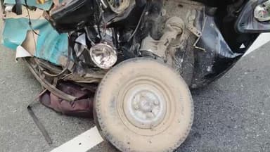 मोहनिया: मामादेव के समीप भीषण सड़क हादसा, टेंपो और ट्रक की टक्कर में महिला की मौत, आधा दर्जन घायल