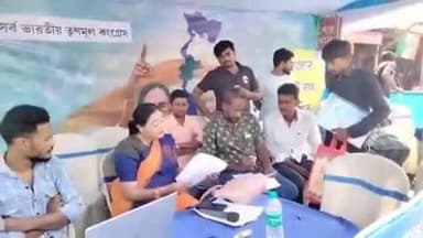 বারাসত ২: SIR আতঙ্ক দূর করতে খড়িবাড়ি বাজারে ওয়ার রুম তৃণমূলের