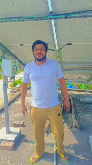 Satisfied testimonial of applicant under PM Surya Ghar Mufat Bijli Yojna from services of UHBVN