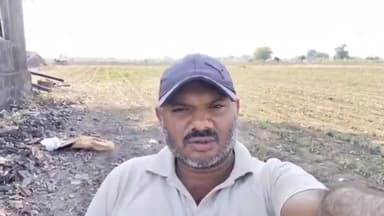 વંથળી: માણાવદર-મેંદરડા મતવિસ્તારના ધારાસભ્ય અરવિંદ લાડાણી સામે રોષ ઠાલવતા ખેડૂતે કહ્યું કોંગ્રેસમાં હતા ત્યારે 2-2 ફૂટ ઉલળતા"તા