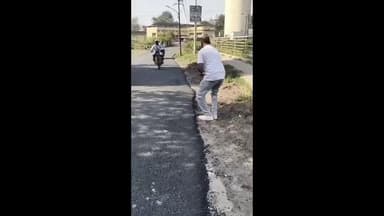 વડોદરા પશ્ચિમ: વડોદરામાં અટલાદરા તળાવ પાસેના રસ્તાની કામગીરીમાં ભ્રષ્ટાચારના આક્ષેપ