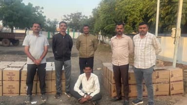 હળવદ: હળવદ-માળિયા હાઇવે પર ટ્રક ટ્રેલરમાંથી રૂ.15.67 લાખના વિદેશી દારૂ-બિયરનો જથ્થા સાથે એક ઝડપાયો...