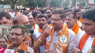 વડોદરા પશ્ચિમ: બિહારમાં કોંગ્રેસના સૂપડા સાફ, વડોદરા માં ભવ્ય ઉજવણી