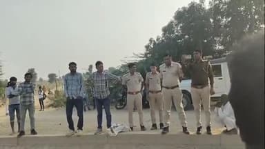 खाजूवाला: 40 केवाईडी के पास मोघे संशोधन के दौरान 112 पर पत्थर फेंकने और राजकार्य में बाधा का आरोप