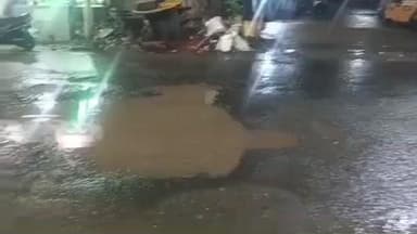 செங்கோட்டை: செங்கோட்டையில் சேதமடைந்த சாலையால் பொதுமக்கள் காயம்