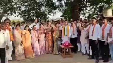 शिंदखेडा: रावल गडी येथे माझी नगराध्यक्ष देशमुख यांचा मंत्री राहुल यांच्या उपस्थितीत भारतीय जनता पार्टीत प्रवेश.