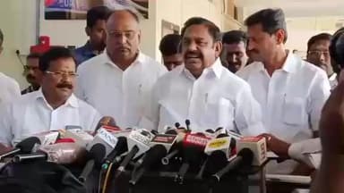 ஓமலூர்: விமான நிலையம் ஸ்மார்ட் மீட்டர் பொருத்துவதில் 30 ஆயிரம் கோடிக்கு ஊழல் நடத்த திமுகவினர் பல்வேறு நிறுவனம் பேச்சுவார்த்தை சட்டப்படி நடவடிக்கை இ பி எஸ்