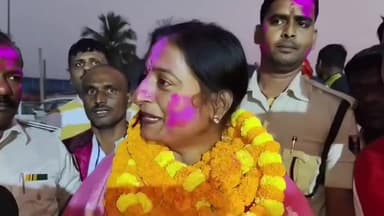 प्राणपुर: प्राणपुर विधानसभा से भाजपा प्रत्याशी निशा सिंह ने प्रचंड जीत दर्ज कर जनता को बधाई दी