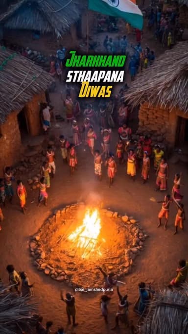 Jharkhand Sthaapana Diwas
Veer Birsa Munda Jayanti 15th November
Veer Birsa Munda — the tribal hero who roared again...