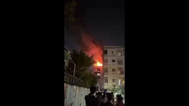 વડોદરા પૂર્વ: વાસણા રોડ ના એક એપાર્ટમેન્ટમાં ફટાકડા ના કારણે અચાનક લાગી આગ