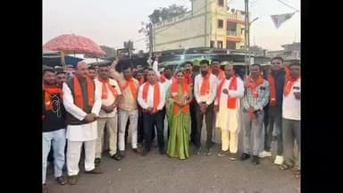 મોરવા હડફ: મોરવા હડફ ખાતે બિહારમાં NDA ના પ્રચંડ વિજયને લઇને ધારાસભ્ય નિમિષાબેન સુથારની ઉપસ્થિતિમાં ઉજવણી કરવામાં આવી હતી