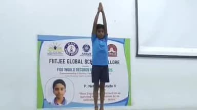 காட்பாடி: மெட்டுக்குளம் பகுதியில் உள்ள பிட்ஜீ குளோபல் தனியார் பள்ளியில் 15 மாணவர்கள் ஒரே நாளில் சாதனைகளை நிகழ்த்தி அசத்தல்