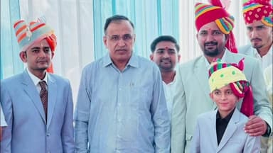 धनाऊ: धनाऊ इलाके में बाड़मेर-जैसलमेर सांसद उम्मेदाराम बेनीवाल ने किया दौरा