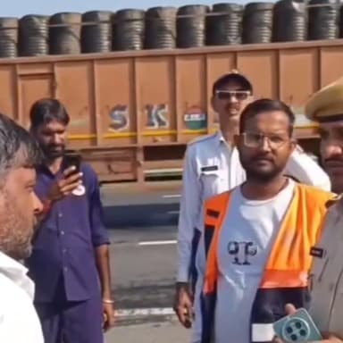 राजगढ़: पिनान में दिल्ली-मुंबई एक्सप्रेस वे पर पुलिस ने लैंन सिस्टम चालू किया, दुर्घटनाओं में कमी लाने का उद्देश्य