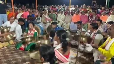 ঘগ্ৰাপাৰ ভাগ: নলবাৰীৰ দক্ষিণ মহিনাত কাতিমহীয়া ধর্মীয় উৎসৱত উপস্থিত মন্ত্ৰী জয়ন্ত মল্ল বৰুৱা