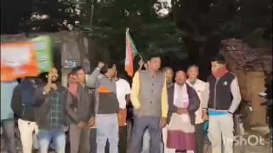 ছাতনা: বিহার বিধানসভা নির্বাচনে এনডিএ-র রেকর্ড জয়ের আনন্দে ছাতনায় বিজয় উৎসব বিজেপির