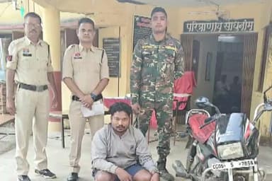 कांकेर: डोंगरीपारा अमोडा में जियो टावर केबल चोरी करने वाला आरोपी रंगे हाथ गिरफ्तार, पुलिस ने मामला दर्ज कर भेजा जेल