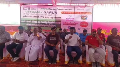 அரூர்: அரூர் மரம் வளர்ப்பது குறித்து பொதுமக்களுக்கு விழிப்புணர்வு பசுமை ஓட்டம் மாரத்தான் போட்டியை நீதியரசர் விஜயன் தொடங்கி வைத்தார்