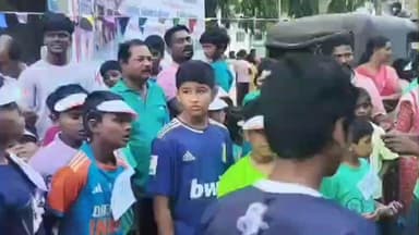 மானாமதுரை: பசுமை மாரத்தான் போட்டி: ஆயிரக்கணக்கான மாணவர்கள், இளைஞர்கள் பங்கேற்பு