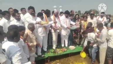 ఘన్పూర్ స్టేషన్: ధర్మసాగర్ రిజర్వాయర్లో చేప పిల్లలను వదిలిన మంత్రి వాకాటి శ్రీహరి ,స్టేషన్ ఘన్పూర్ ఎమ్మెల్యే కడియం శ్రీహరి