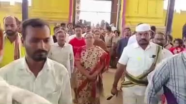 కొమురవెల్లి: కొమురవెల్లి మల్లికార్జున స్వామి ఆలయాన్ని దర్శించుకున్న సిద్దిపేట జిల్లా కలెక్టర్ హైమావతి