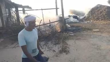 जायल के #झलालड़ में दानाराम मेघवाल की ढाणी में आग से छपरा व चारा जल जाने की सूचना मिलते ही मैंने SDM जायल से दूरभाष पर उचित मुआवजा दिलाने के लिए कहा