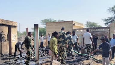 धनाऊ: केलनोर के भीलो की बस्ती में लगी आग, घर में हजारों रुपए का भारी नुकसान हुआ