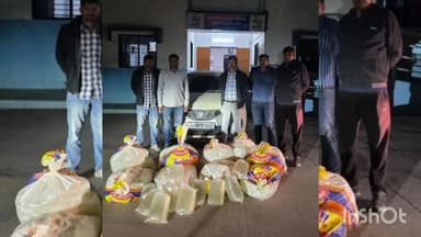 ભાણવડ: ભાણવડ તાલુકાના મોટા કાલાવડ ગામ નજીક કારમાંથી ઝડપાયો દેશી દારૂનો મસ મોટો જથ્થો