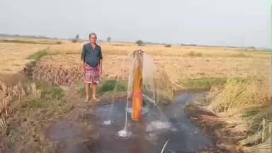 हिरणपुर: वीरग्राम में धरती का वरदान, बिना मोटर के छलक रहा जल, खुशहाल हुए किसान #pakur #hiranpur #kissan #nature