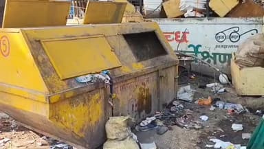 खरगौन: मोहन टॉकीज रोड पर कचरा कंटेनर बना परेशानी का कारण #jansamya