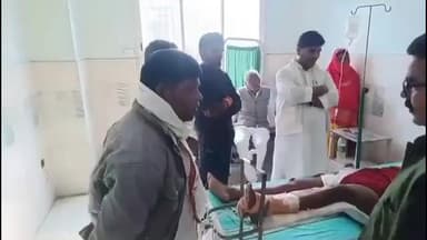 भगवानपुर हाट: भगवानपुरहाट थाना क्षेत्र के हिलसर पोल फैक्ट्री के पास सड़क दुर्घटना, घायल पटना रेफर