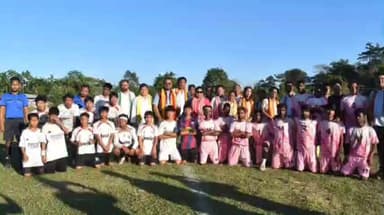 শদিয়া: শদিয়াত 'জননেতা ভীমবৰ দেউৰী কাপ-২০২৫' প্ৰাইজমানি ফুটবল প্ৰতিযোগিতাৰ শুভ উদ্বোধন কৰে বিধায়ক বলীন চেতিয়াই