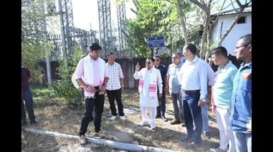 নাহৰকটীয়া: অসম চৰকাৰৰ মন্ত্ৰী প্ৰশান্ত ফুকনে নামৰূপস্থিত তাপ বিদ্যুৎ কেন্দ্ৰ পৰিদৰ্শন কৰে