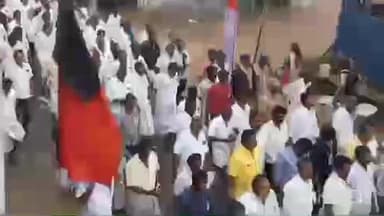 குடவாசல்: கொரடாச்சேரியில் மறைந்த திமுக மாவட்ட செயலாளர் பூண்டி கலைச்செல்வம் நினைவு தினத்தை முன்னிட்டு அமைதி ஊர்வலம்