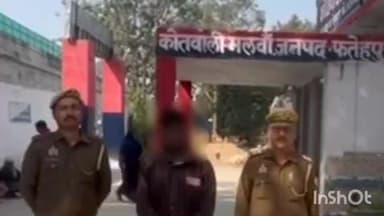 बिंदकी: मलवा थाना पुलिस ने चोरी की घटना का सफल अनावरण करते हुए अभियुक्त को चोरी के सामान के साथ किया गिरफ्तार