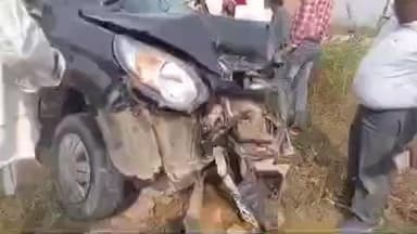 लालगंज: हाईवे पर स्थित मलेट्री कंपाउंड के पास अनियंत्रित कार डिवाइडर से टकराई, कार सवार महिला सहित 2 लोग घायल