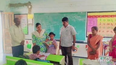 దోమ: బొంపల్లి ప్రభుత్వ పాఠశాలను సందర్శించి, పలు సూచనలు చేసిన తహసిల్దార్ గోవిందమ్మ
