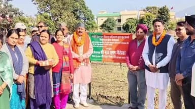 डोईवाला: डोईवाला विधायक बृज भूषण गैरोला ने सत्यम कॉलोनी नकरौंदा में नवनिर्मित सड़क का लोकार्पण किया