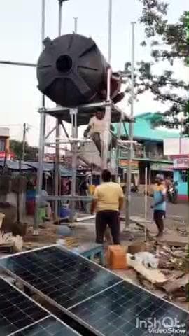 ଜି ଉଦୟଗିରି: କଳିଙ୍ଗା ଛକ ରେ ଲାଗିଲା ସୋଲାର ଚାଳିତ ପାଣି ଟ୍ୟାଙ୍କ।ବହୁ ଦିନ ଧରି ସ୍ଥାନୀୟ ଜନ ସାଧାରଣ ଦାବୀ କରିଥିଲେ