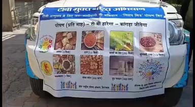 धर्मशाला: टीबी हारेगा, कांगड़ा जीतेगा अभियान तेज, धर्मशाला ब्लॉक बना पहला क्षेत्र, टीबी रोगियों को मिली पोषण कीट