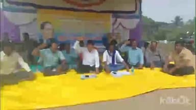 ಬಂಗಾರಪೇಟೆ: ಸ್ಮಶಾನಜಾಗ ಒತ್ತುವರಿ ತೆರವುಗೊಳಿಸುವಂತೆ ಬೆಂಗನೂರು ಗ್ರಾಮದಲ್ಲಿ ಗ್ರಾಮಸ್ಥರಿಂದ ಪ್ರತಿಭಟನೆ