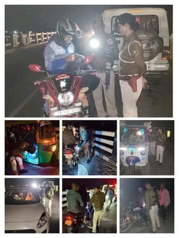#पुलिस_अधीक्षक, कटिहार के निर्देशानुसार अपराध की रोकथाम एवं सुरक्षा व्यवस्था बनाए रखने हेतु #कटिहार_पुलिस द्वारा सभी थाना क्षेत्रों में सघन वाहन जाँच अभियान चलाया जा रहा है।